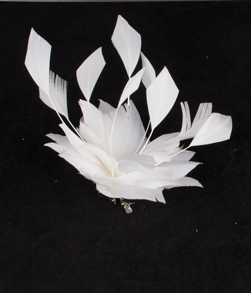 Chic Sinamay Base and Feather Fascinator Hat for Event Party Supplies