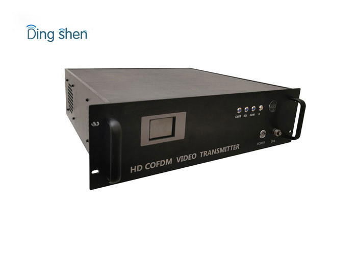 19 Inch Rf Powerful Radio Transmitter And Receiver 433mhz For Vehicle NLOS Mobile Digital Image Transmission
