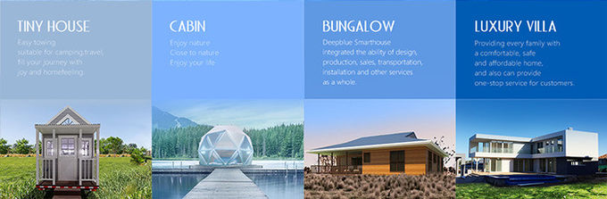 Solar Panel Prefab Modular Homes Fully Finished Movable For Office Garden Studio