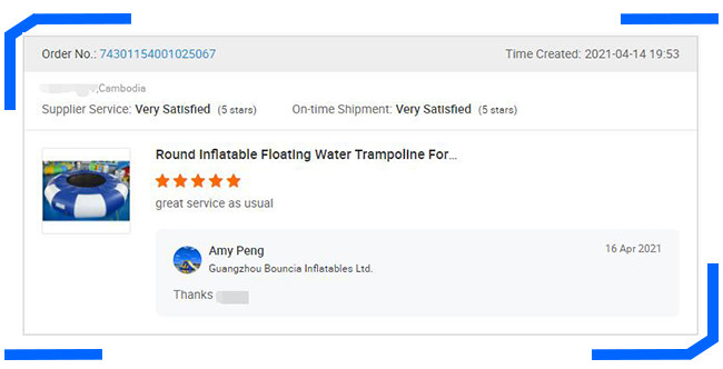 Inflatable Floating Water Park For Sea