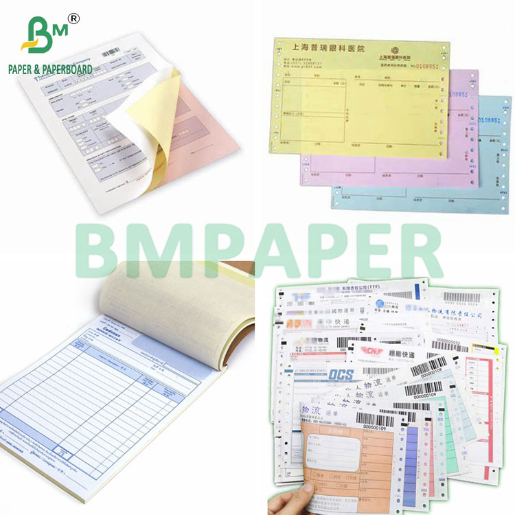 CB White CF Blue CFB Pink 75GSM NCR Papers 500 Sheets Per Pack 8.5 X 14inch