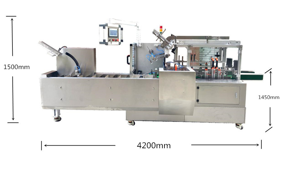 Bottom Buckle Automatic Box Packing Machine 1kw Box Filling Machine
