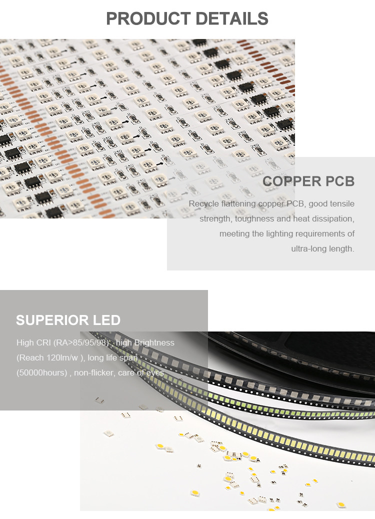 Wholesale Outdoor Customizable Length 5m 10m 20m SMD 2835 180leds/M IP67 Waterproof LED Light Strip
