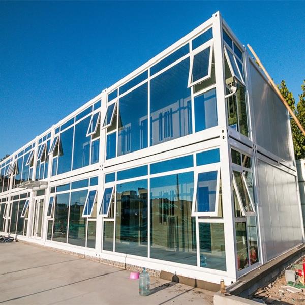 Zontop Modern Luxury Quick Concrete Ready Prefabricated 4 Bedrooms Glass Prefab