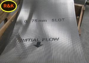  SS 316L Flat Wedge Wire Screen Rectangular Opening Strong Structure Manufactures