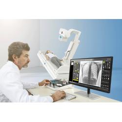 China Medical Equipment Digital Xray System Machine 50Hz With Flat Panel Detector for sale