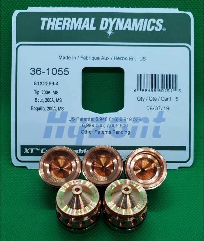 36-1055 200A Thermal Dynamics Plasma Cutter Tips Parts