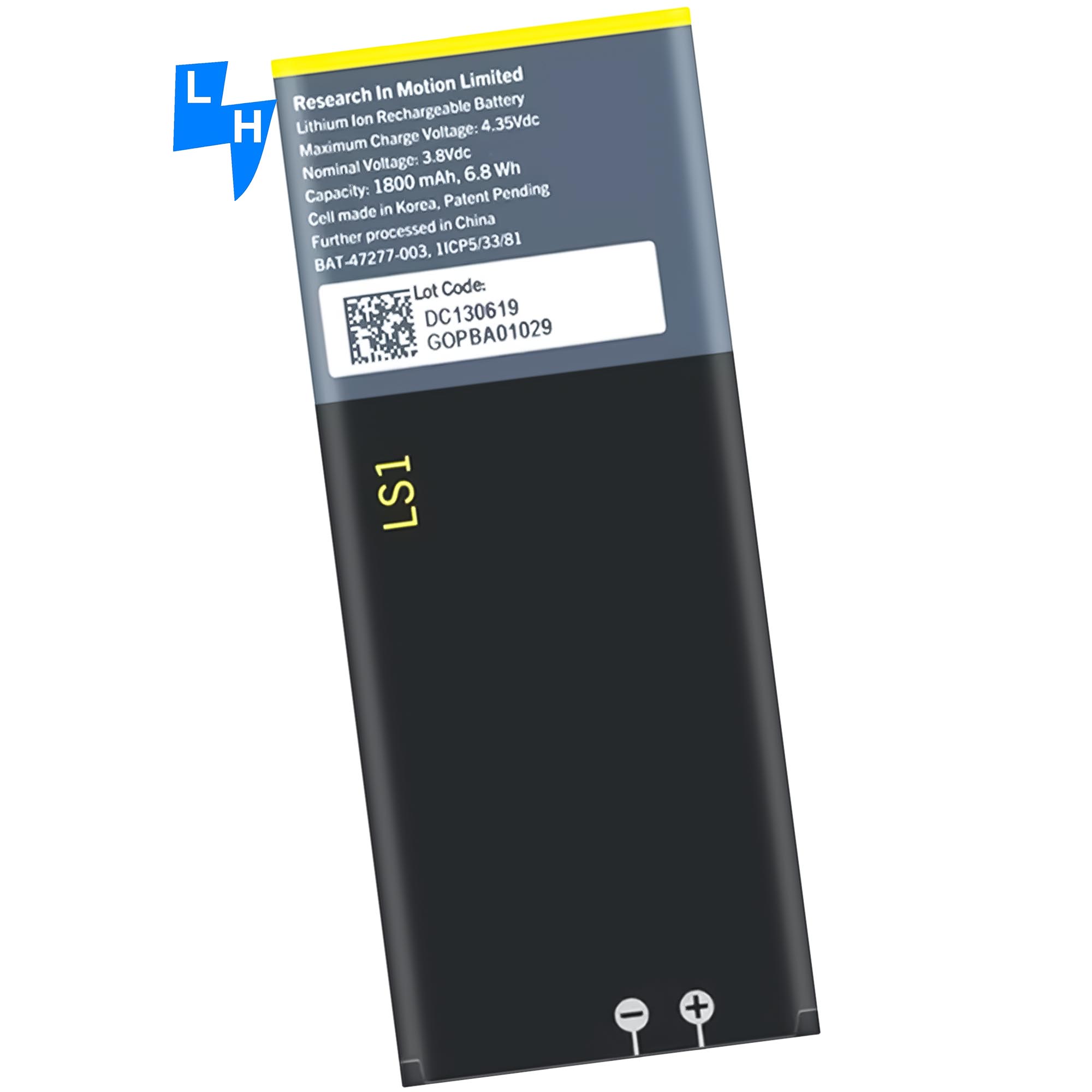 1800mAh Replacement Mobile Phone Battery for BlackBerry Z10 STL100-2 STL100-3 STL100-1