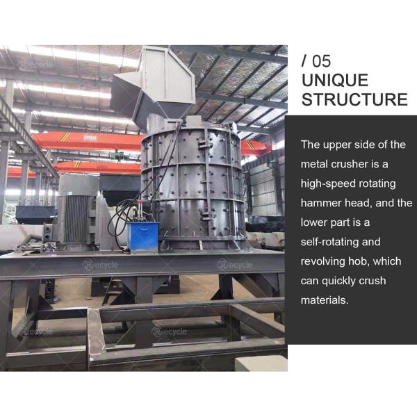 Scrap Metal Stator Crusing Machine Waste Processing Equipment
