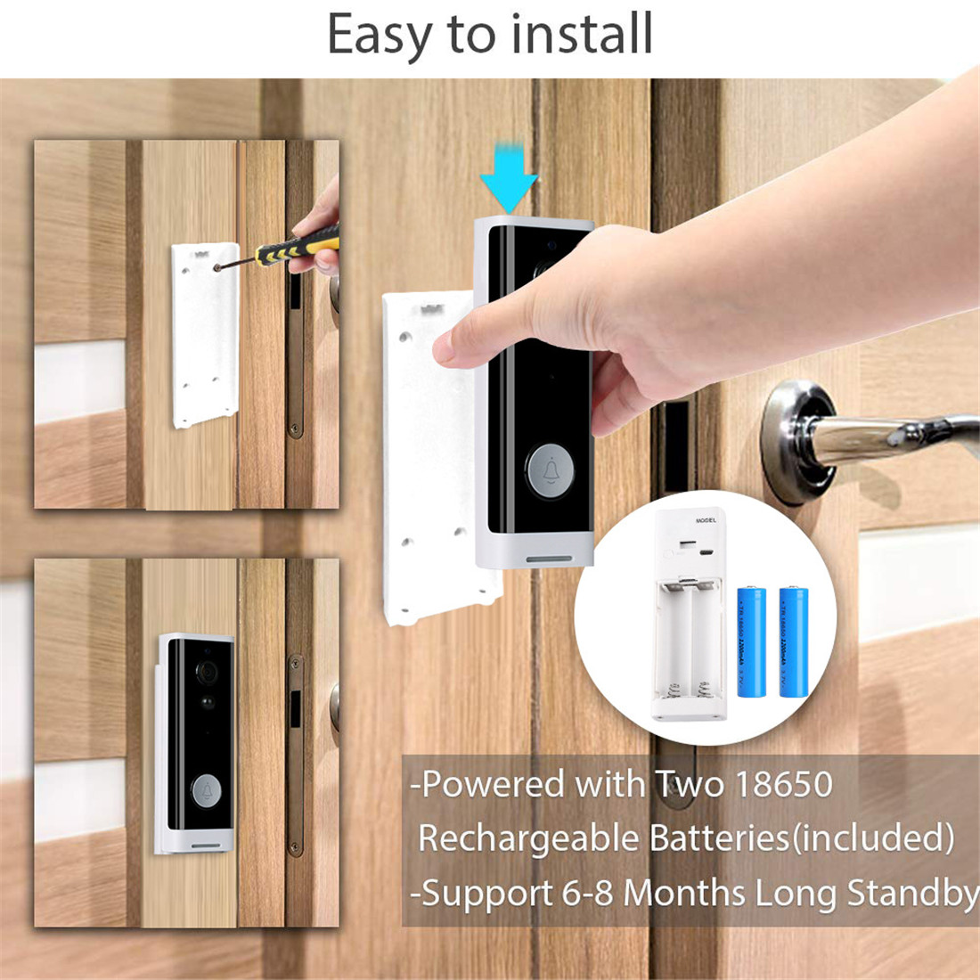 Smart Wi-Fi Doorbell(DDV-202)