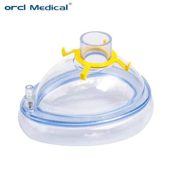 Medical Air Cushion Mask Hospital Supply Disposable PVC Anesthesia Face Mask