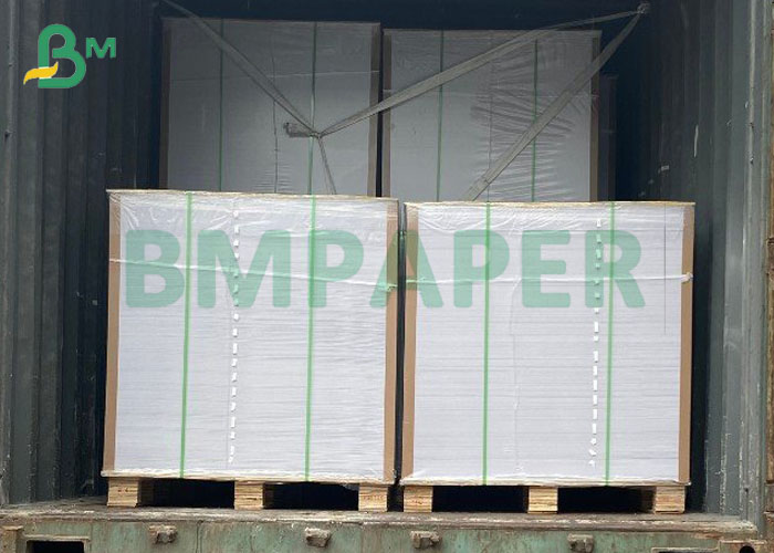 C2S Coated 100# White Gloss Cover / Gloss Text Paperboard Sheet 28 * 40inch