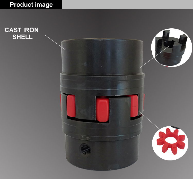 XL2 Rotex 24 Flexible Jaw Coupling Standard Rate torque 120Nm Speed 14000rpm