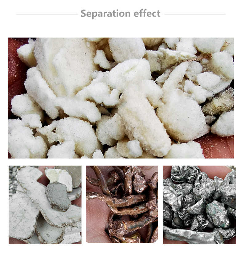 Oem Electronic Waste Shredder Refrigerator Garbage Sorting Crusher Production Line