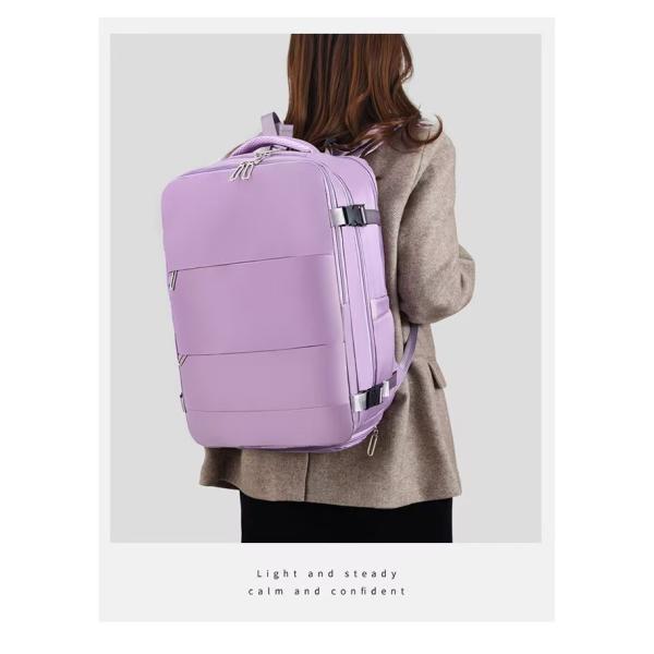 Stay Organized on Your Hiking Business Trips with Ladies Backpack USB Charging Port and External Frame Desig