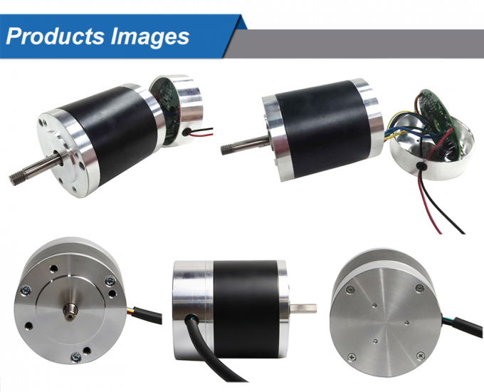 34w 4000rpm Brushless DC Electric Motor With Encoder 1000 Ppr