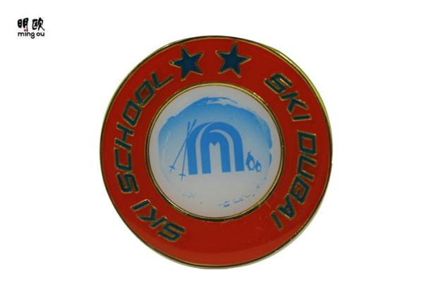 Lightweight Graduation Lapel Pins , Modern School Badges And Pins With Epoxy