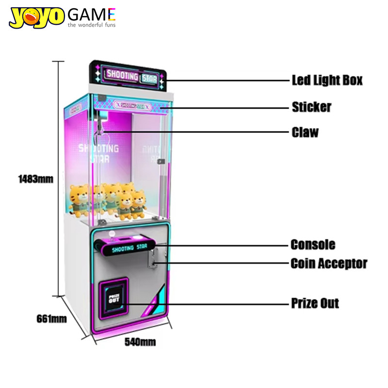 Claw Crane Egg Twisting Machine Coin Operated Gaming And Entertainment Equipment Foreign Trade Gaming Machine Clip