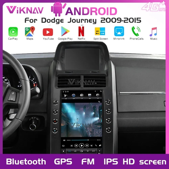 13.6 Inch Android Auto Car radio For 2009-2015 DODGE JCUV GPS Navigation Multimedia Player Wireless Carplay BT 4G