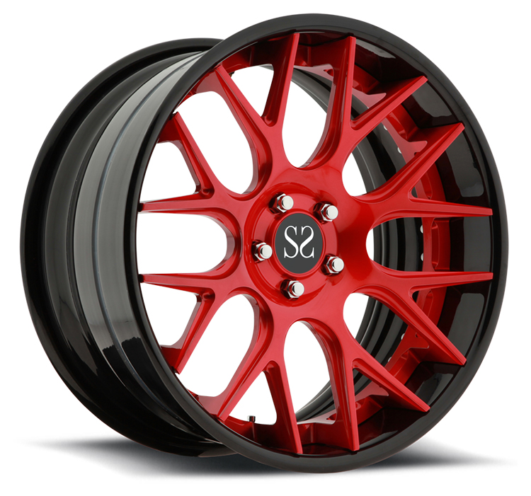 18 19 20 21 22 Inch Polished For M3 M4Wheels 2-pc Forged Aluminum Alloy A6061 T6 Styling Custom Rims