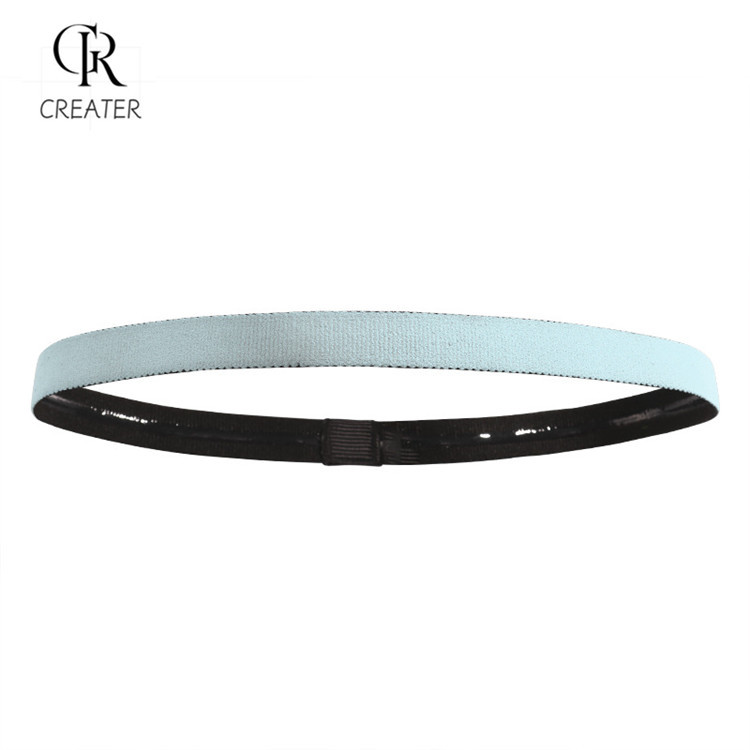 Elastic Running Non Slip Silicone Yoga Hair Headband Wraps Custom Sports Accessories