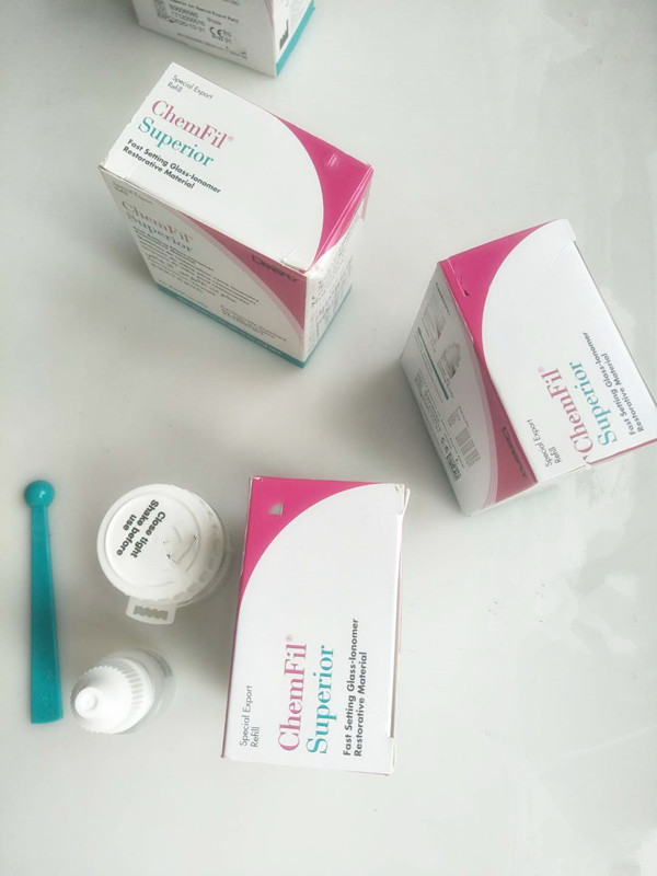 CE Approved Dental Filling Materials Glass Ionomer Restorative Chemfil Superior