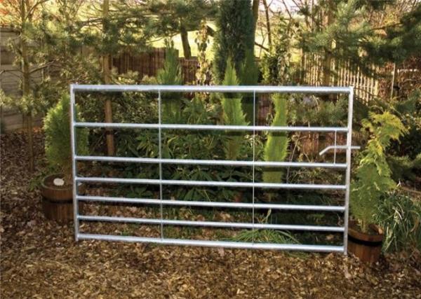 Quality HDG Farm Gate 32*1.6mm round pipe 12x4ft size horse corral fence farm gate fence for the USA for sale