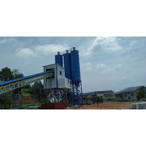  High Productivity ≤120m3/h Stationary Ready Mix Concrete Batching Machine Plant with JS2000 Twin-shaft Concrete Mixer Manufactures
