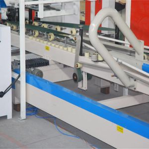 Folding Gluing Stitching Corrugated Carton Box Machine Electric Driven
