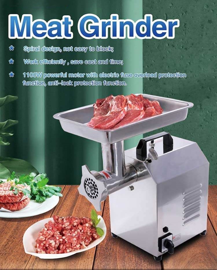 Commercial Stainless Steel meat grinder Meat mincer Meat Processing Machinery