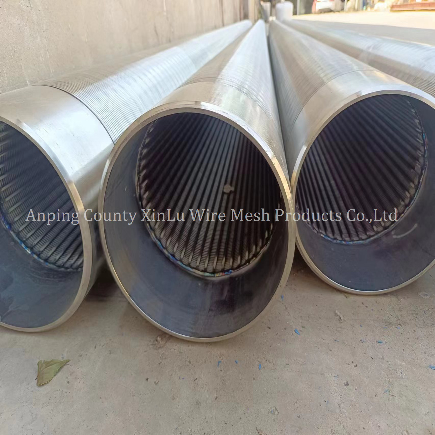 Stainless Steel 201 205 321 304 304L 316 316L Sand Control Wedge Wire Oil Well Screen Tube Strainer Pipe