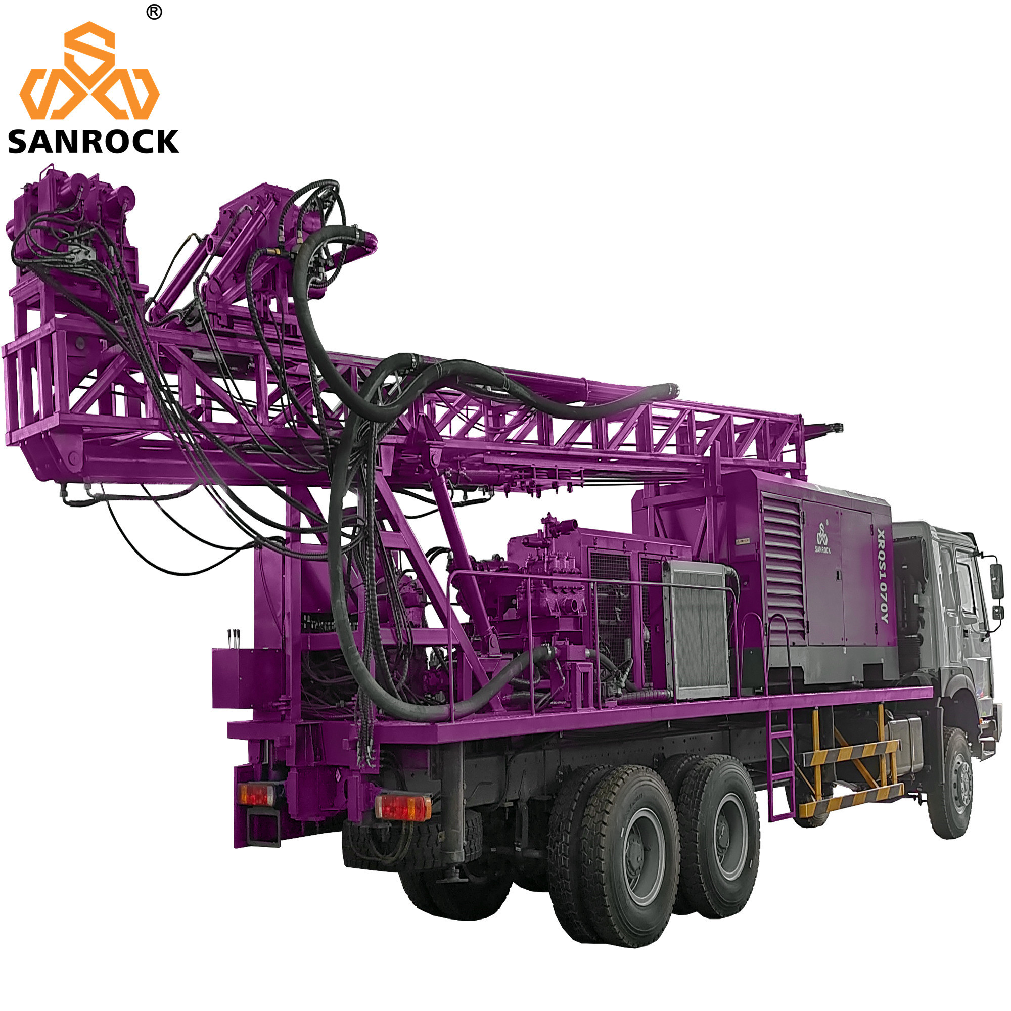 Truck Mounted Water Well Drilling Rig Rotary Borehole Water Drilling Machine