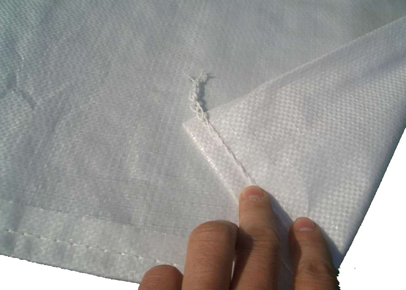 Large Opaque PP Woven Sugar Bag Sealable Weather Resistant 55 X 96 Cm