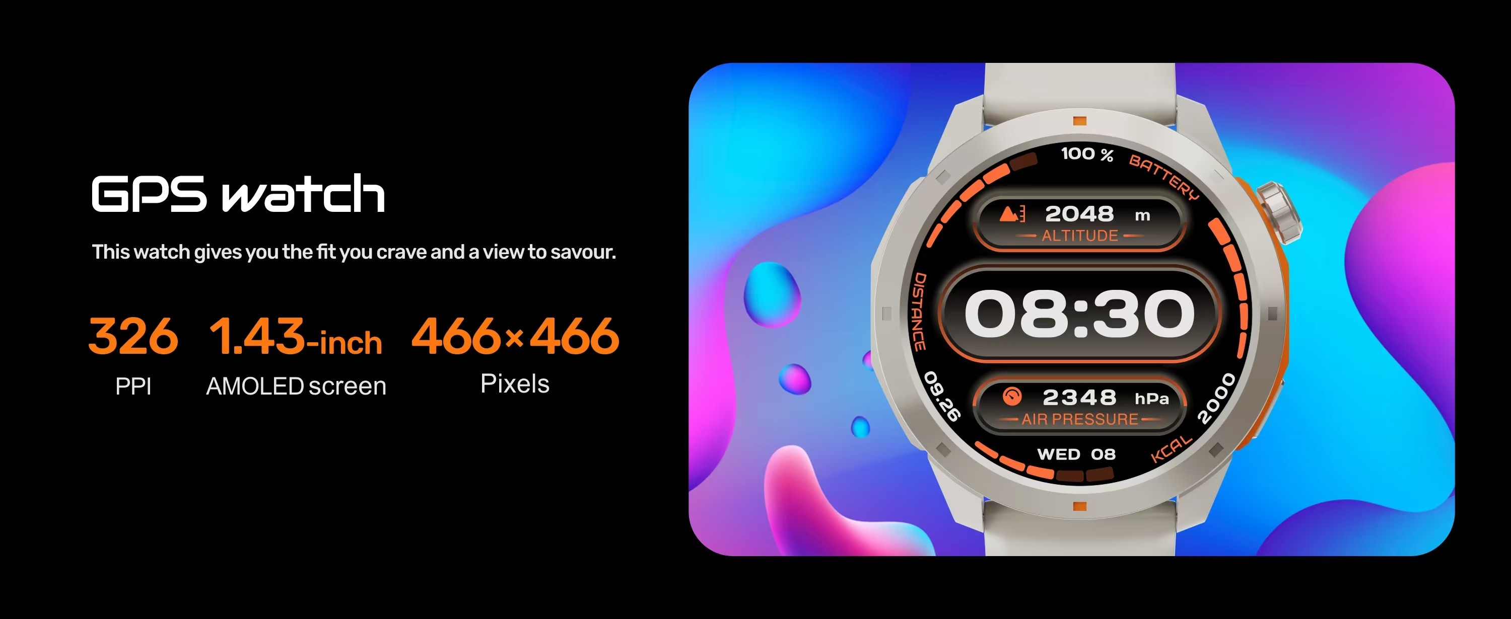Built In GPS Smart Watch MG03 3ATM Waterproof Sport Fitness Tracker Smartwatch BT Call
