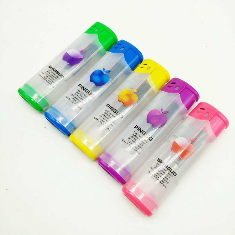 British Style Kid Resistant Pusher Design ISO9994 Standard Windproof Lighter