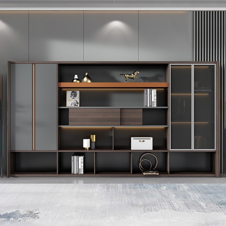 Modern design furniture filing cabinet with drawer wood file cabinets storage cabinet office equipment