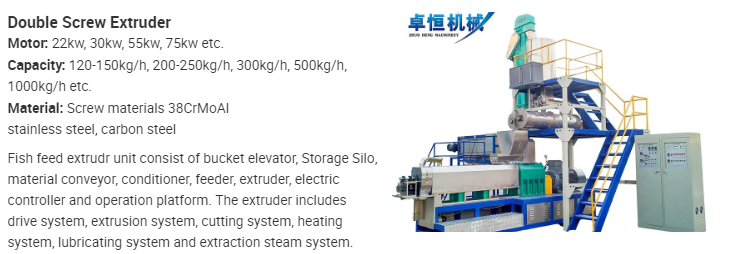 Small Dry Pedigree Dog Food Pellet Extrusion Equipment with Delta Inverter Technology