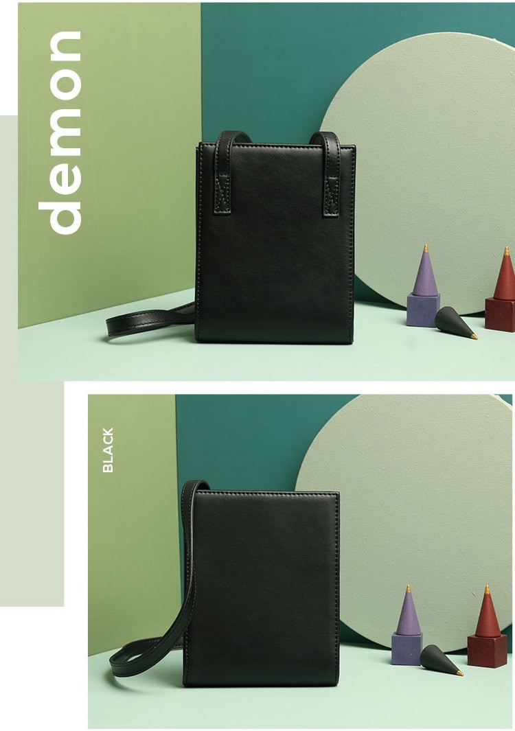 Yellow 17*5*14cm Genuine Leather Shoulder Bags With Lock