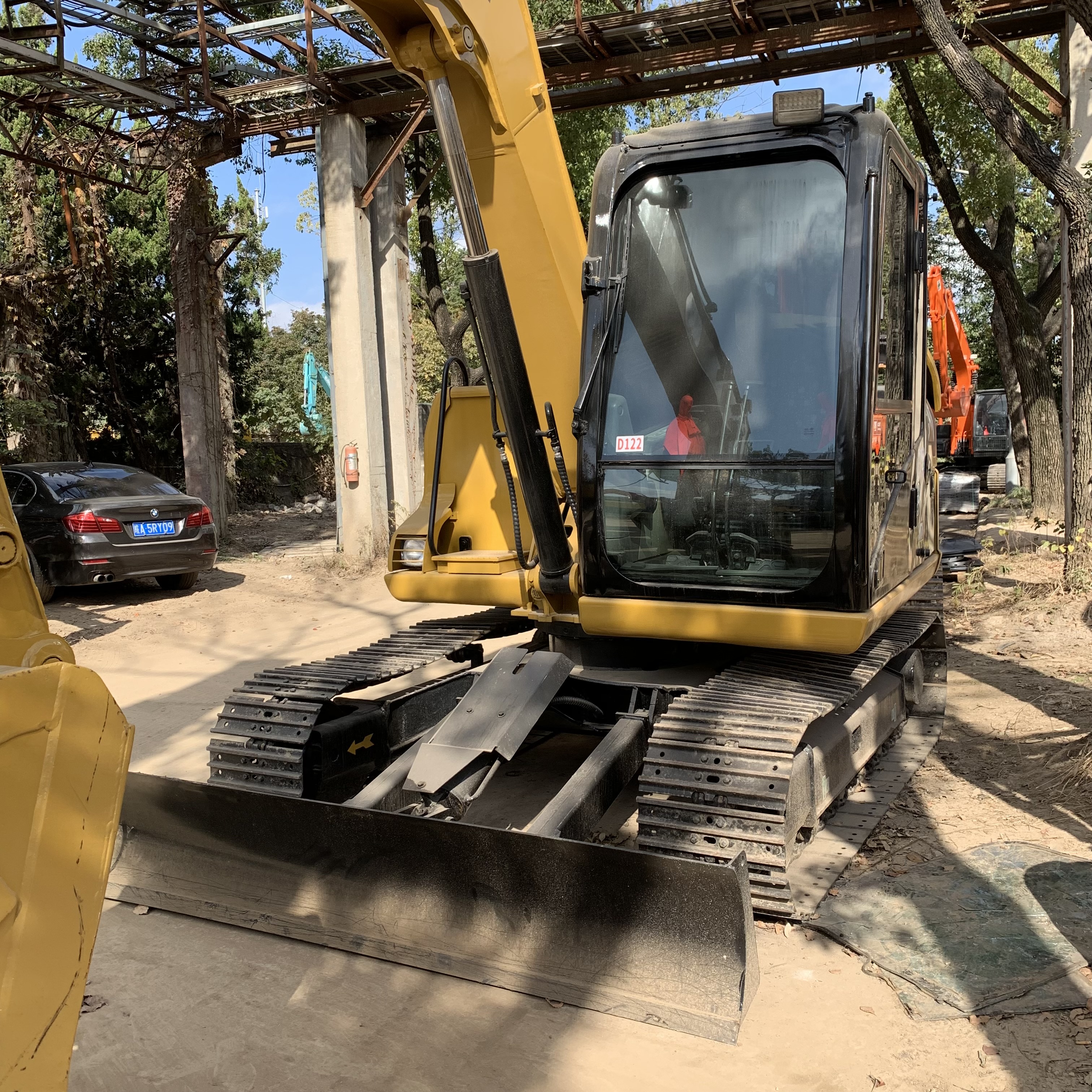 7 Ton Cat 307 Second Hand Cat 306 307 308 Used Excavator with Original Hydraulic Valve