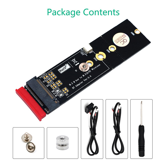 USB Cable Electronics Computers Accessories NGFF M2 Key A To Key M Adapter