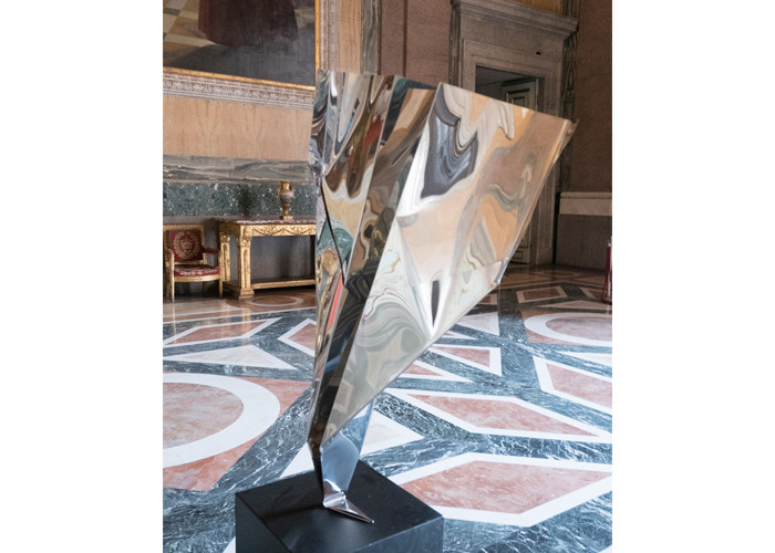 Garden 200cm Height 316L Stainless Steel Plane Sculpture