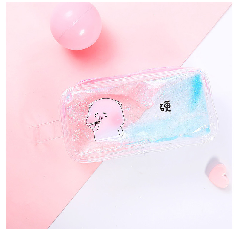 Candy Color Waterproof PVC Cosmetic Bag For Girls