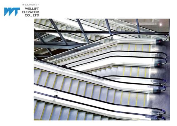 Economical Escalator In Shopping Mall Parallel Arrangement Travel Height 2800