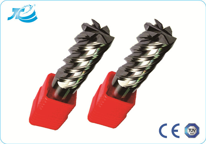 Diamond Coated End Mills , 6 Flute End Mill for Slotting / Milling