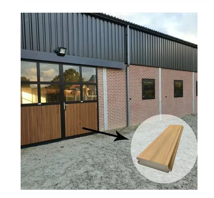 Racecourse Fence Board PVC Composite Decking Co-extrusion for Customer Requirements