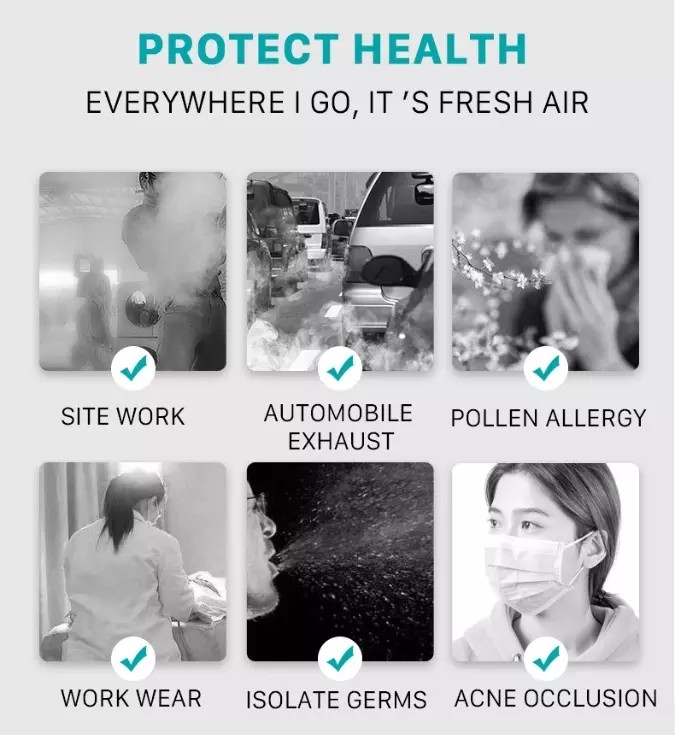 Anti Droplet KN95 Face Mask , Adult Disposable Dust Respirator With CE FDA Apprvoal