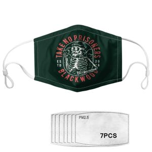 Adjustable Elastic Earloop Printed Reusable Face Mask