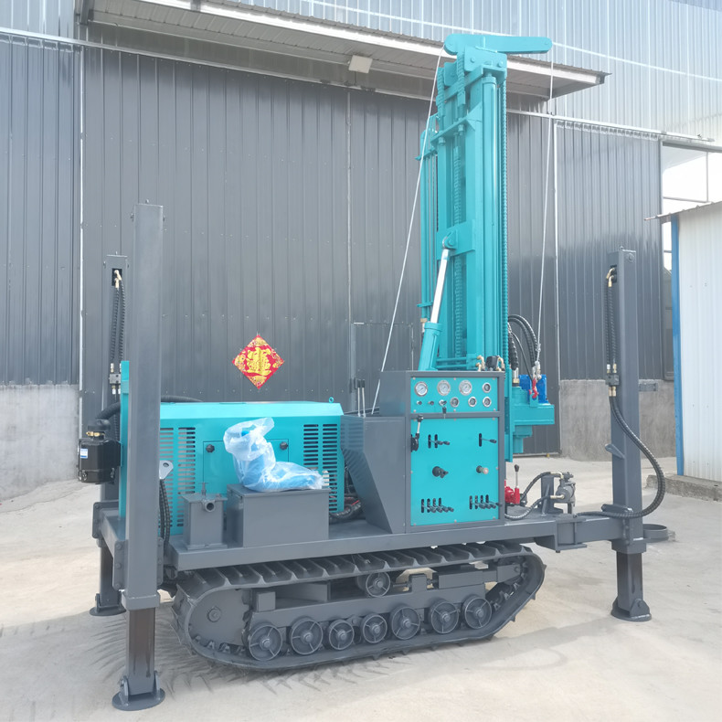 Crawler Type Deep Water Well Drilling Rig with 350m Drill Hole Depth