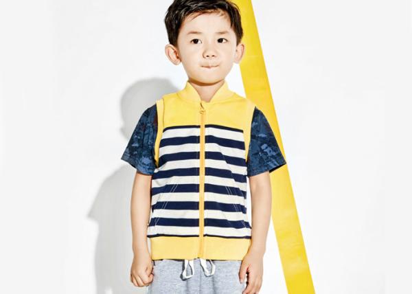 3 - 12 Year Old Boys Zip Up Hoodies , Trendy Kids Zipper Sweatshirts Kangroo