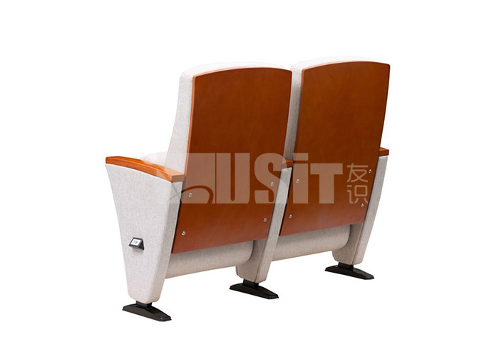 CA117 Fabric Auditorium Theater Seating With Plywood Outer Back